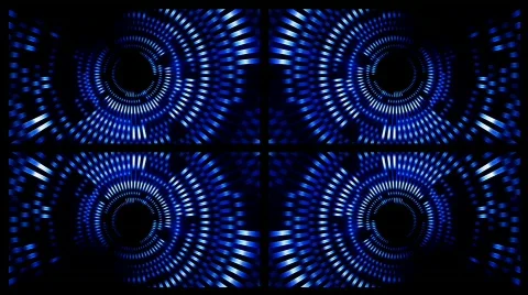 Abstract blue circles - Loop Stock Footage 848090