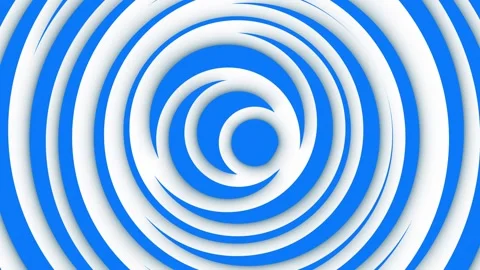 Abstract blue circles loop motion background 库存影片 332810976