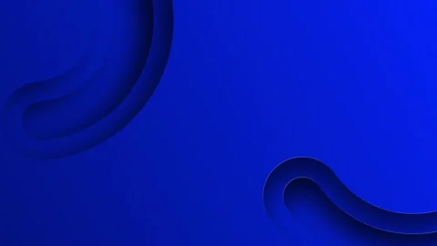 Abstract blue circles motion background with elegant layered shadows and su.. Stock Footage 336274287