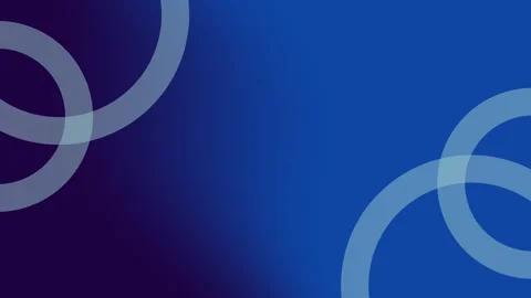 Abstract Blue Circles Motion Background Loop for Modern Digital Presentations Stock Footage 340028961