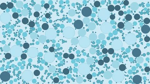Abstract Blue Circles Pattern Background Ilustración de archivo