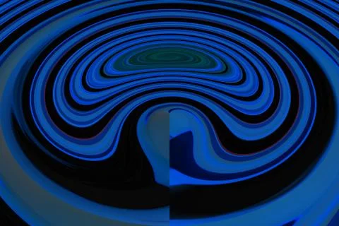 Abstract blue circles 写真素材