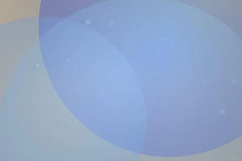 Abstract blue circles on a soft gradient background Stock Illustration