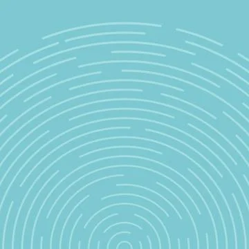 Abstract blue circles spin pattern lines background. 库存插图