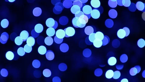 Abstract blue circular bokeh background. Stock Footage 111403442
