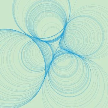 An abstract blue circular shape pattern background image. Stock Illustration