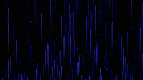 Abstract blue clean, soft and shiny particle moving up on black background... Stock Footage 295188522