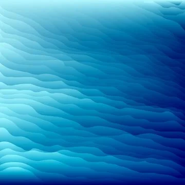 Abstract blue clouds waves cerulean background with gradient color and arti.. Illustrazione stock