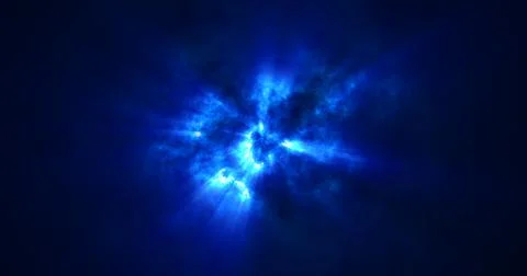 Abstract blue cloudy overcast sky and sun rays in bad weather, abstract bac.. Stock Illustration
