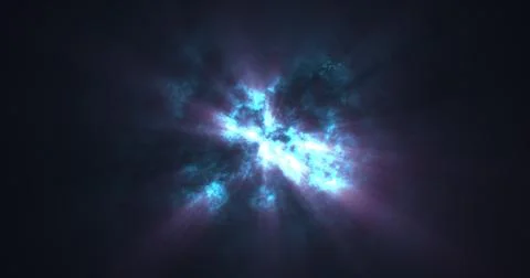 Abstract blue cloudy overcast sky and sun rays in bad weather, abstract bac.. Stock Illustration