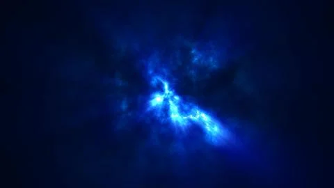 Abstract blue cloudy overcast sky and sun rays in bad weather, abstract bac.. Stock Illustration