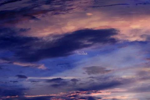 Abstract blue cloudy sky Foto stock