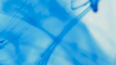 Abstract blue color liquid backdrop Stock Footage 100530462