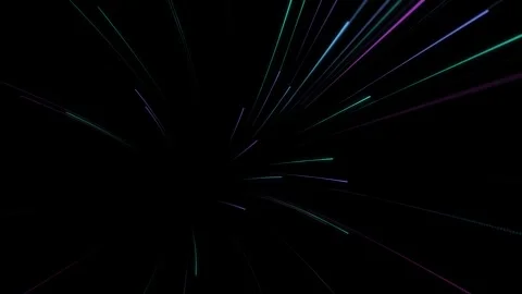 Abstract blue color particles wave motion background. Stock Footage 344229688