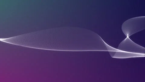 Abstract blue color particles wave motion background. Stock Footage 344885377