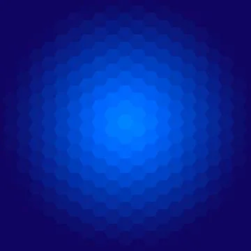 Abstract blue colored hexagon background. Illustrazione stock