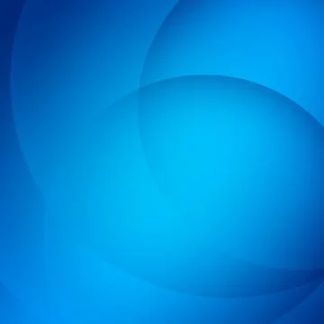 Abstract Blue Composition with lines and curves Stock Illustration