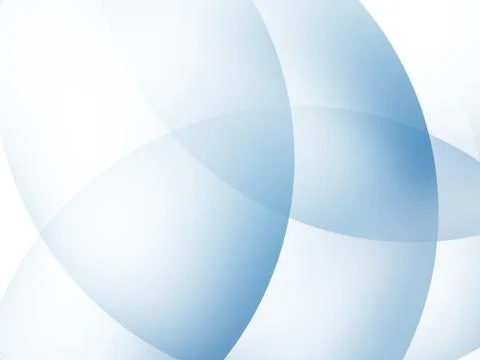 Abstract Blue Composition with lines and curves Stock Illustration