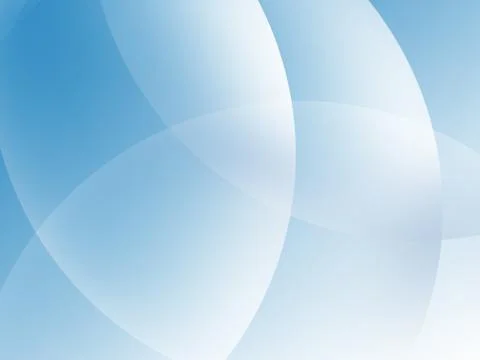 Abstract Blue Composition with lines and curves Stock Illustration