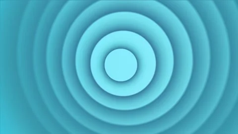 Abstract Blue Concentric Circles Background in Gradient Design Stock Footage 279433141