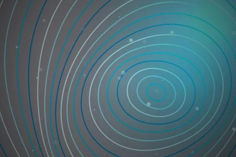 Abstract blue concentric circles pattern with gradient effect Stock Photos