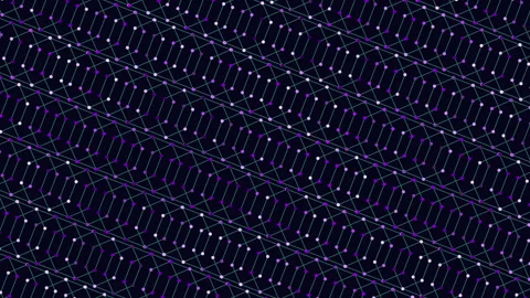 Abstract blue connected dots and lines network background, technology data flow Stock Footage 333170479