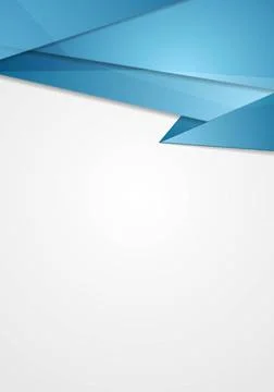 Abstract blue corporate tech flyer design Abstract blue corporate tech fly... Stock Photos