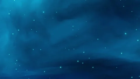 Abstract blue cosmic nebula background with glowing stars and interstellar .. 스톡 동영상 342742450