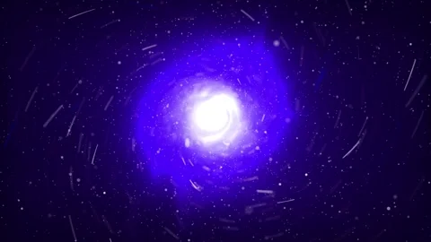 Abstract Blue Cosmic Vortex Light Background Stock Footage 323613623