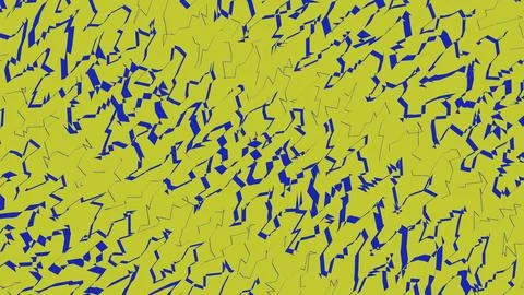 Abstract blue crack pattern on yellow background Stock Illustration