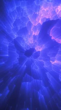 Abstract blue cracked texture emitting radiant light rays and glowing energy  스톡 일러스트
