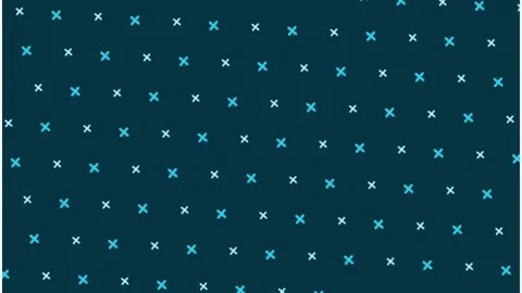 Abstract blue crosses pattern background, seamless loop graphic animation, .. Stock Footage 346401104