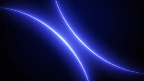 Abstract Blue Crossing Light Streak Animation Stock-Footage 342698491