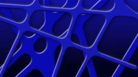Abstract Blue Crossing Lines Animation.  Stock Footage 222990861