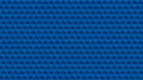 Abstract blue cubes pattern. Illustrazione stock