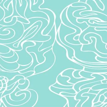 Abstract blue curve art pattern Stock Illustration