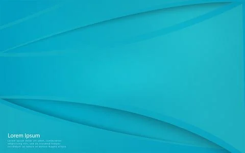Abstract blue curve background. Modern template design for cover, brochure, w Stock Illustration