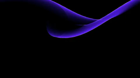 Abstract blue curve &amp; tech web laser rays,flowing digital wave background. Stock-Footage 29156284
