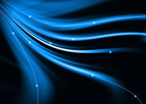 Abstract blue curve texture dark background Stock-Illustration