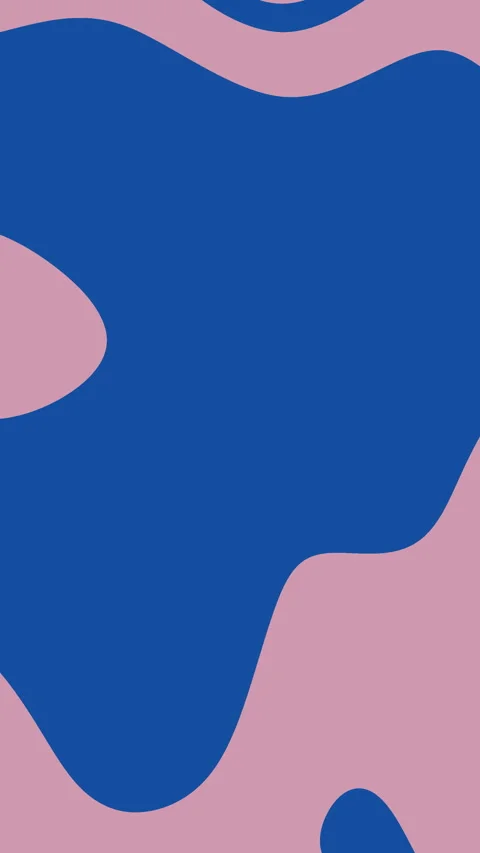 Abstract blue curves on a pink background Video stock 335919555
