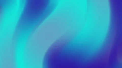 Abstract blue cyan gradient pattern with smooth curved waves Stock Footage 337088815