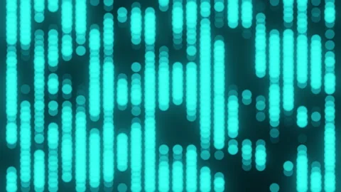 Abstract blue (cyan) loopable blurred light. Beautiful bokeh. Stock Footage 243021422