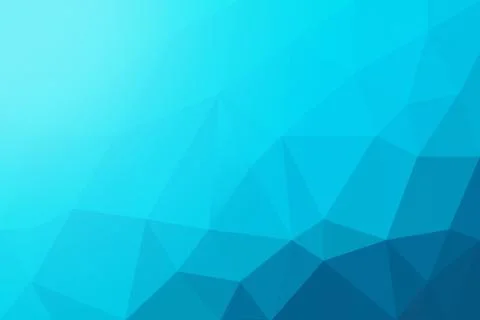 Abstract blue cyan low poly background Иллюстрация
