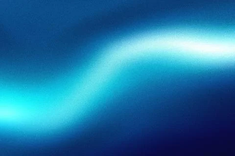 Abstract blue cyan metallic background with vibrant curved light reflection.. Stock Illustration