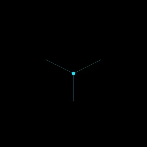 Abstract Blue Data Connection Node Animation. Digital Network Technology Ba.. Stock Footage 329227793