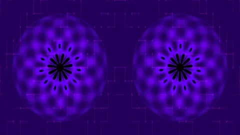 Abstract blue data network visualization with glowing futuristic particle f.. Stock Footage 337561984