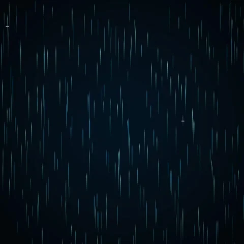 Abstract blue data stream simulation, flowing binary code falling animation Видео 345691156