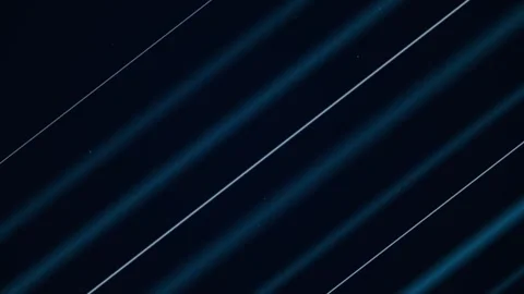 Abstract Blue Diagonal Lines and Glowing Rays Background Motion Graphic Stock Footage 346042409