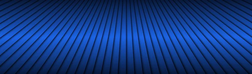 Abstract blue diagonal striped header. Modern blue lines pattern background Illustrazione stock