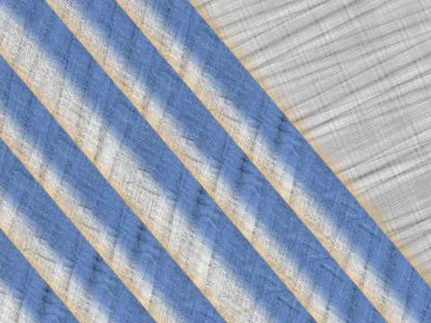 Abstract Blue Diagonal Striped Texture Background With Worn Fabric Look And.. Stock Photos